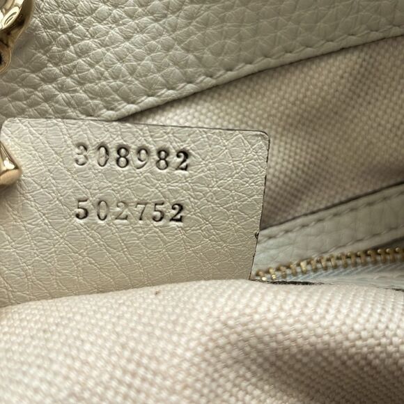 Gucci Soho Medium Leather Tote in Ivory - Picture 13 of 16